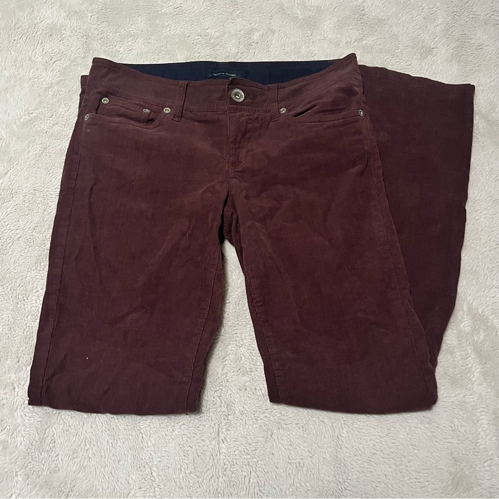 Tommy Hilfiger Women's Straight Leg Corduroy Jeans